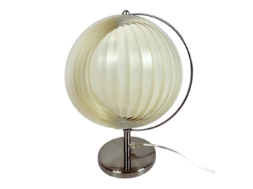 Lampa stołowa Moon proj. Verner Panton, Danalight, Dania, lata 90