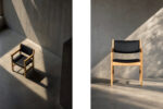Komplet 4 krzeseł gabinetowych, proj. Hans J. Wegner dla Getama, Dania, lata 60