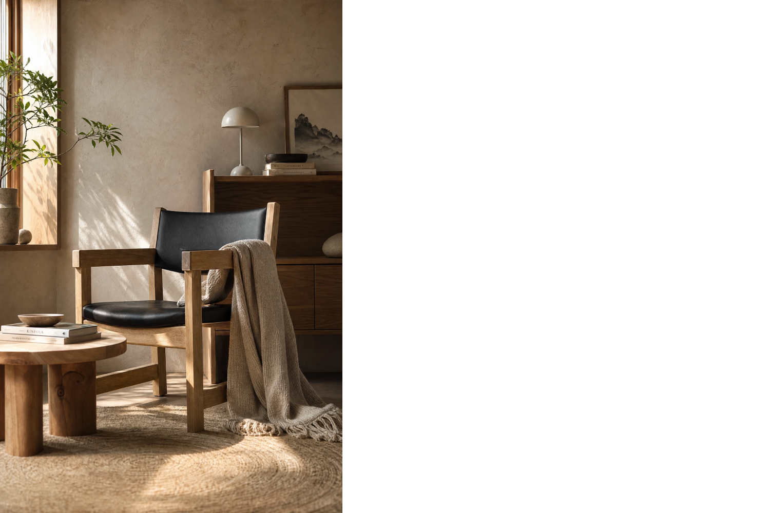 Komplet 4 krzeseł gabinetowych, proj. Hans J. Wegner dla Getama, Dania, lata 60