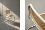 Para białych krzeseł z francuskiej wikliny, Włochy