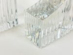 Pair of vintage crystal bookends, Germany, 1970s