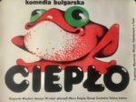 Plakat filmowy „Ciepło” proj. Danuta Bagińska-Andrejew, Polska, 1979
