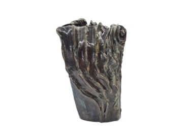 Rzeźbiarski wazon ceramiczny, lata 70