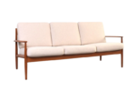 Skandynawska sofa tekowa proj. Grete Jalk, prod. France & Søn, Dania, lata 60