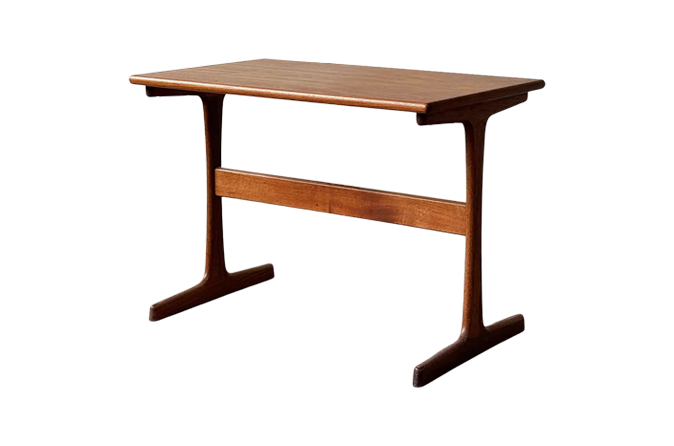 Scandinavian teak side table, designed by K. Kristiansen, Denmark, 1960s