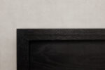 Modernistyczny sideboard dębowy w ciemnym kolorze, Skandynawia, lata 60