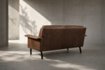 Dwuosobowa sofa skórzana model 3330, proj. Arne Vodder dla Fritz Hansen, Dania, lata 60