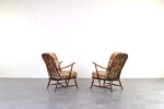 Para foteli vintage proj. Lucian Ercolani, prod. Ercol, Wielka Brytania, lata 60