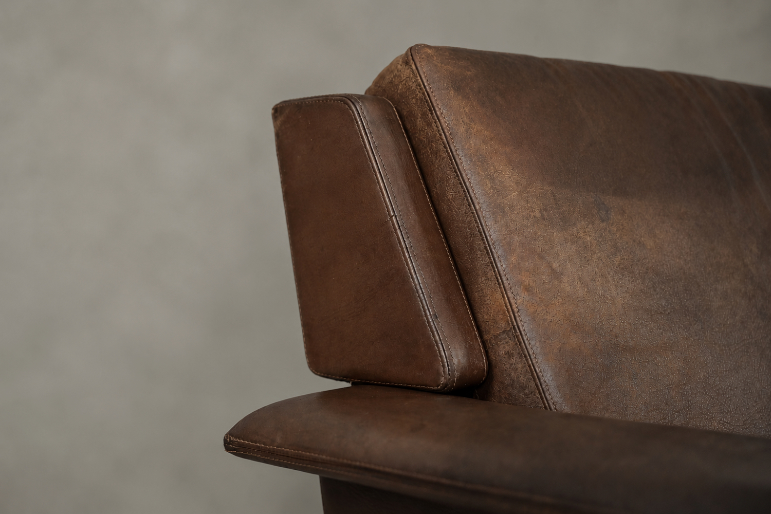 Dwuosobowa sofa skórzana model 3330, proj. Arne Vodder dla Fritz Hansen, Dania, lata 60