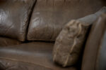 Skórzana sofa Cromwell, proj. Arne Norell, Szwecja, lata 60