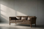 Skórzana sofa Cromwell, proj. Arne Norell, Szwecja, lata 60