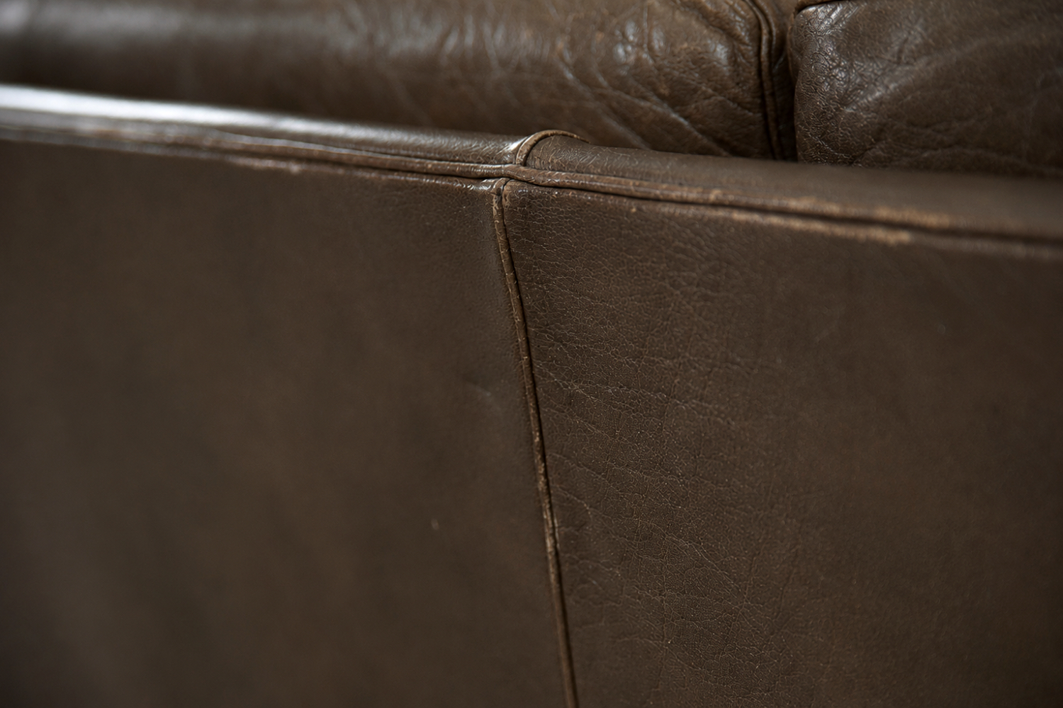 Skórzana sofa Cromwell, proj. Arne Norell, Szwecja, lata 60