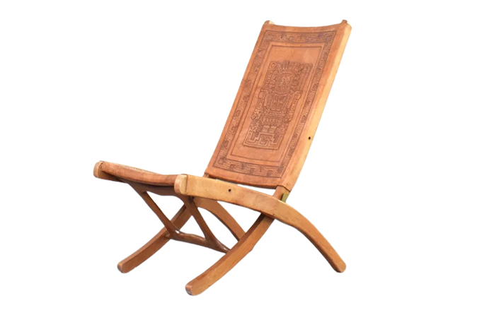 Fotel proj. Ángel Pazmiño, prod. Muebles de Estilo, Ekwador, lata 60