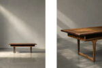 Rosewood coffee table with shelf, Denmark, 1960s