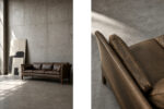 Skórzana sofa Cromwell, proj. Arne Norell, Szwecja, lata 60