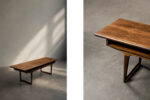 Rosewood coffee table with shelf, Denmark, 1960s