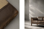 Skórzana sofa Cromwell, proj. Arne Norell, Szwecja, lata 60