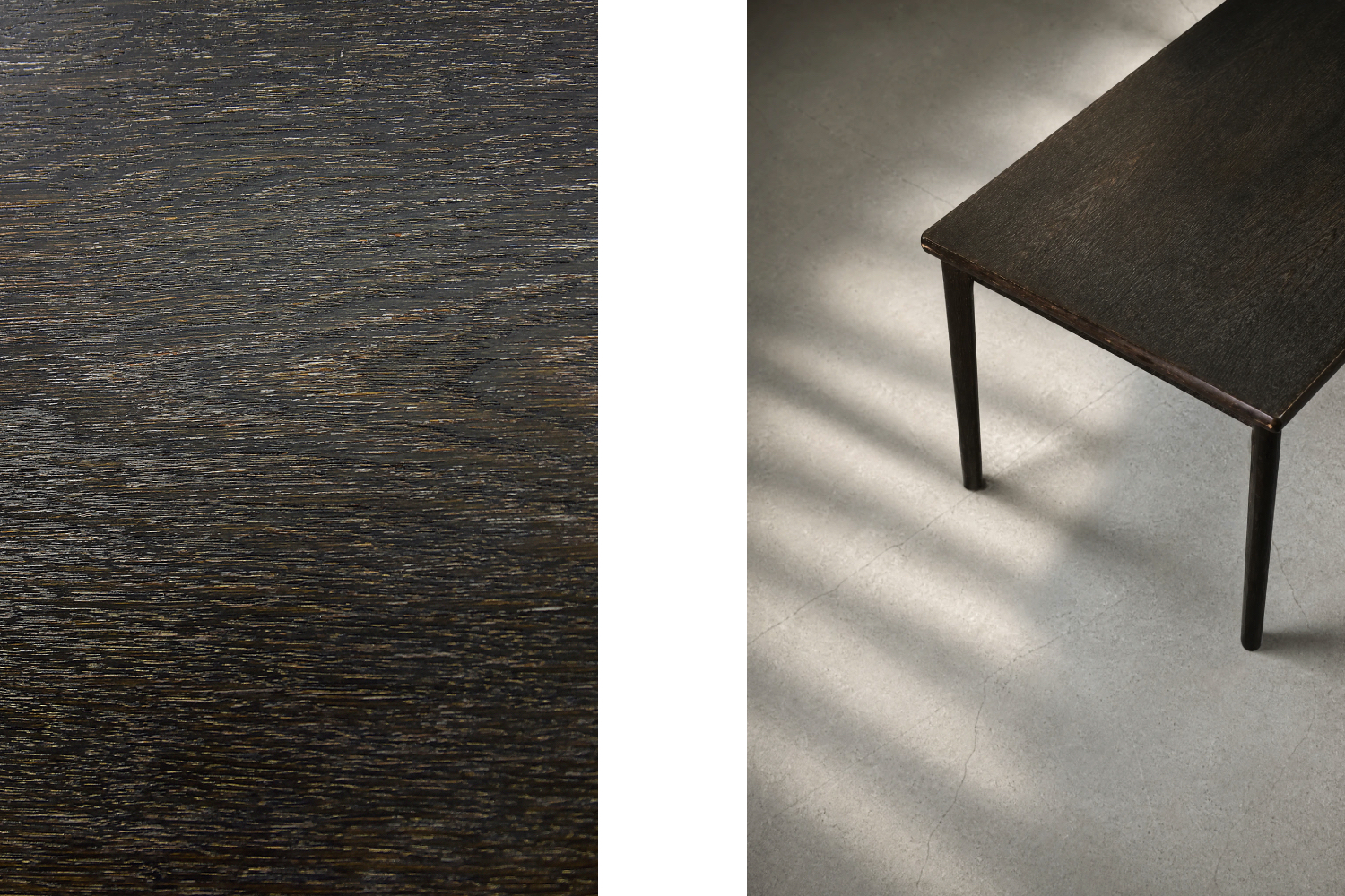 Oak dining table, AM Møbler, Denmark, 1960s