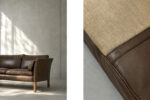 Skórzana sofa Cromwell, proj. Arne Norell, Szwecja, lata 60