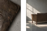 Skórzana sofa Cromwell, proj. Arne Norell, Szwecja, lata 60