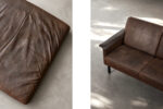 Dwuosobowa sofa skórzana model 3330, proj. Arne Vodder dla Fritz Hansen, Dania, lata 60