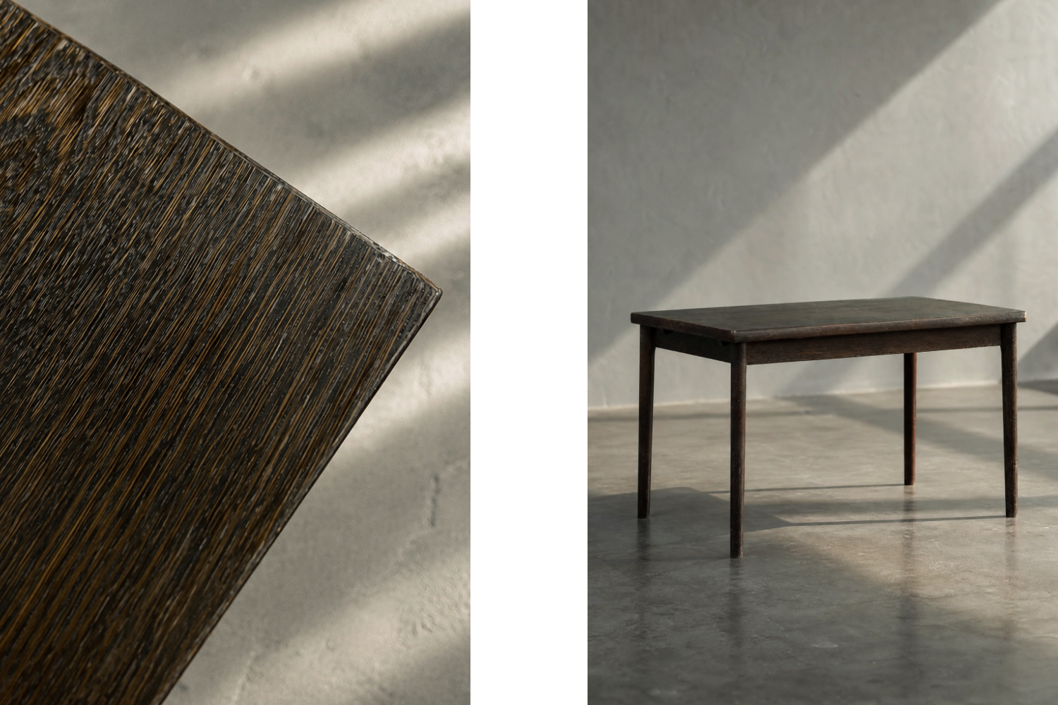 Oak dining table, AM Møbler, Denmark, 1960s