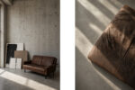 Dwuosobowa sofa skórzana model 3330, proj. Arne Vodder dla Fritz Hansen, Dania, lata 60