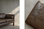 Skórzana sofa Cromwell, proj. Arne Norell, Szwecja, lata 60