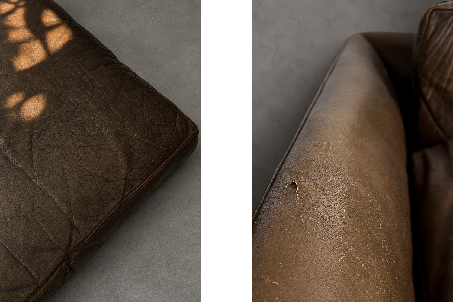 Skórzana sofa Cromwell, proj. Arne Norell, Szwecja, lata 60
