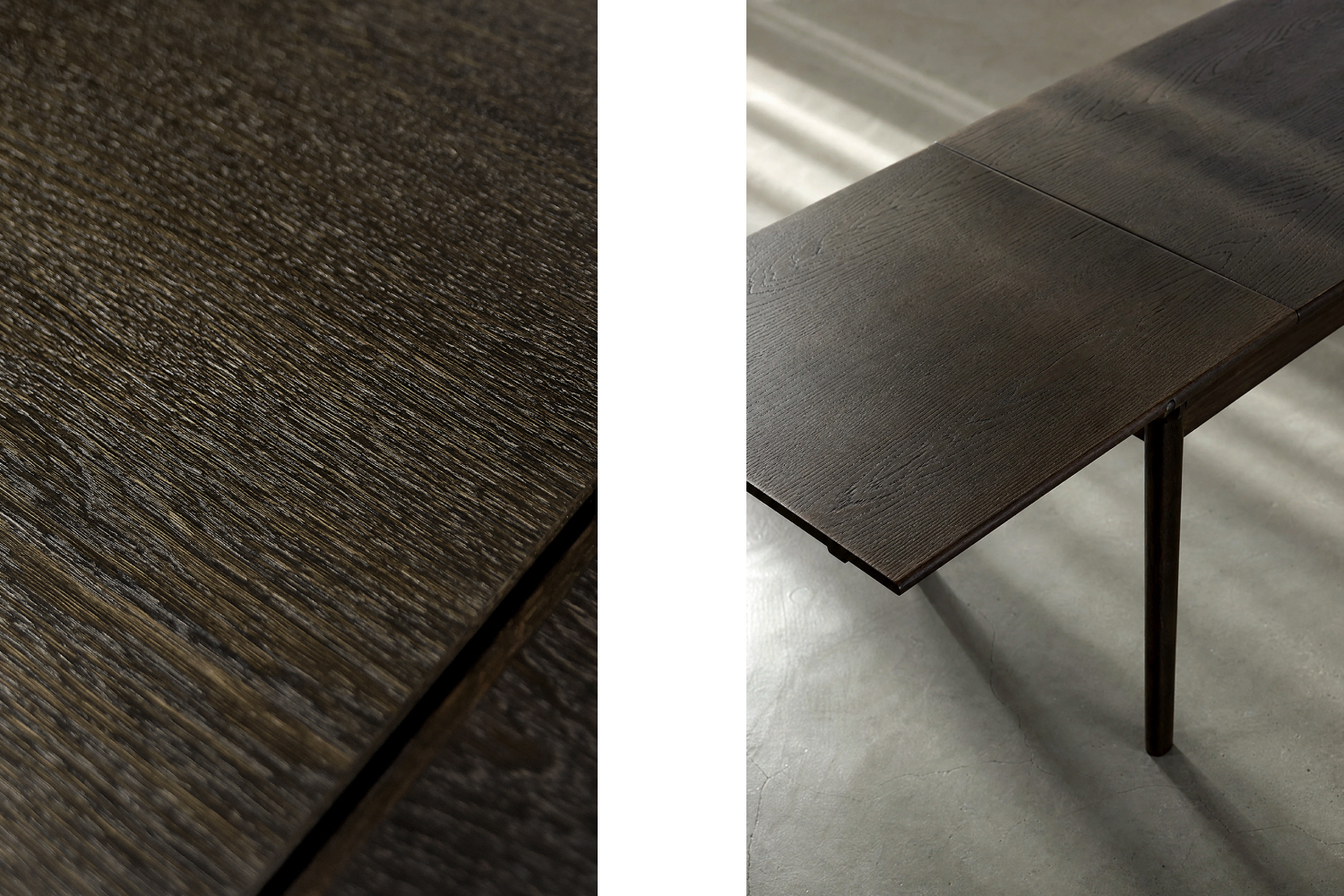Oak dining table, AM Møbler, Denmark, 1960s