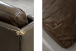 Skórzana sofa Cromwell, proj. Arne Norell, Szwecja, lata 60