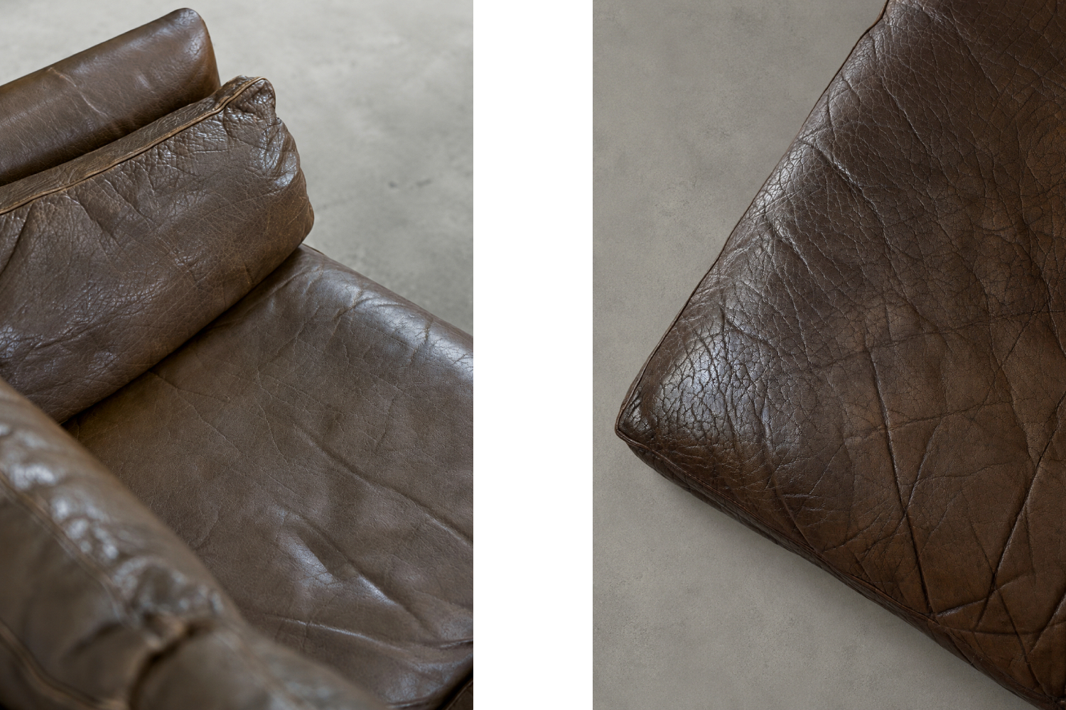 Skórzana sofa Cromwell, proj. Arne Norell, Szwecja, lata 60