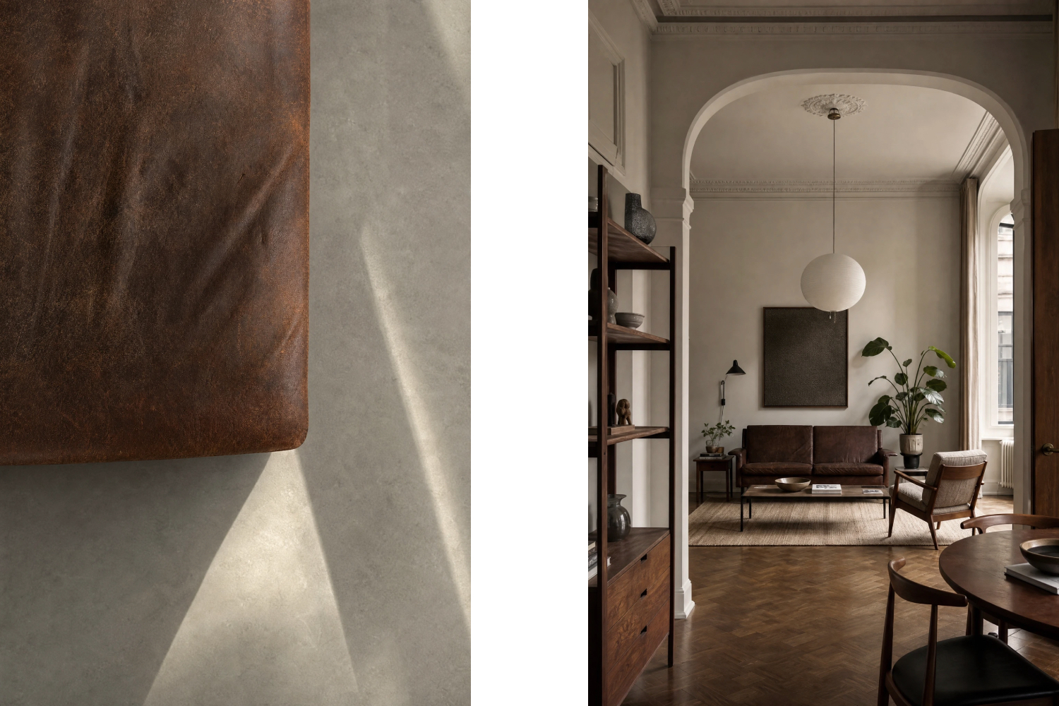 Dwuosobowa sofa skórzana model 3330, proj. Arne Vodder dla Fritz Hansen, Dania, lata 60