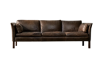 Skórzana sofa Cromwell, proj. Arne Norell, Szwecja, lata 60