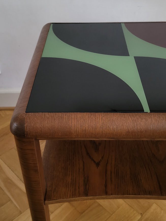 Art Deco Oak Coffee Table, Germany, 1930s