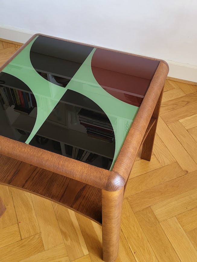 Art Deco Oak Coffee Table, Germany, 1930s