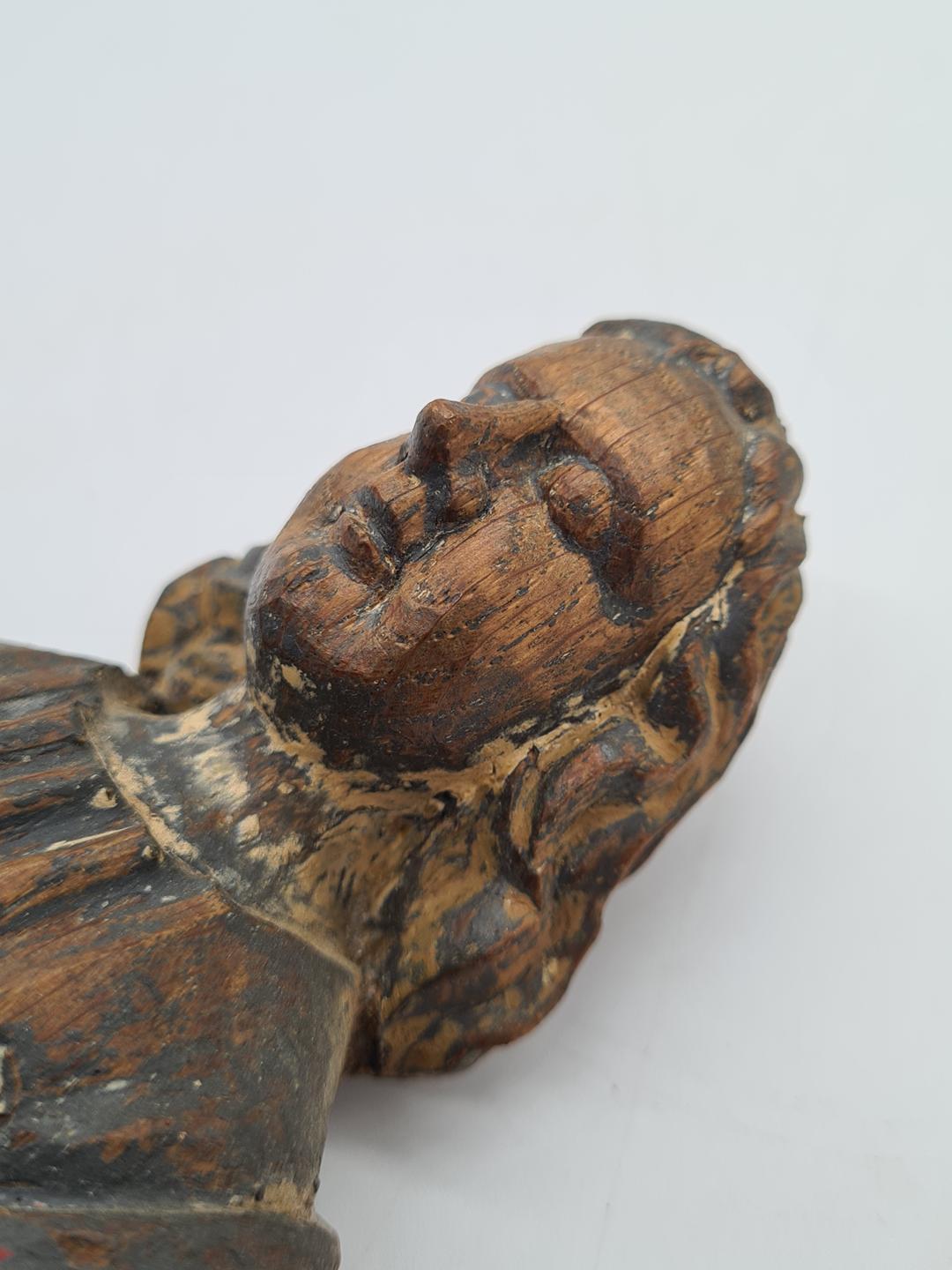 Wooden religious sculpture, Salvator Mundi – Saviour of the World, 18th century