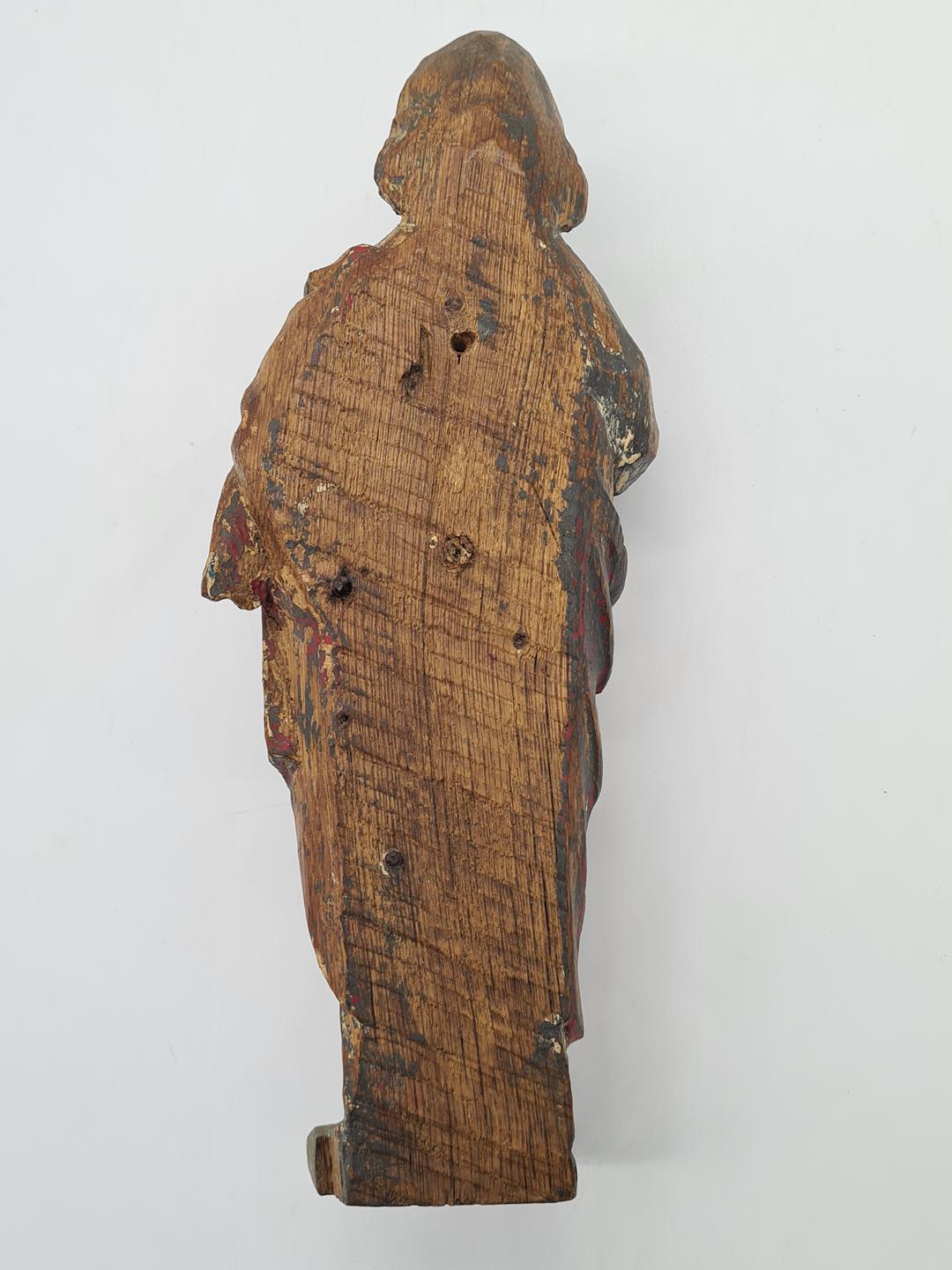 Wooden religious sculpture, Salvator Mundi – Saviour of the World, 18th century