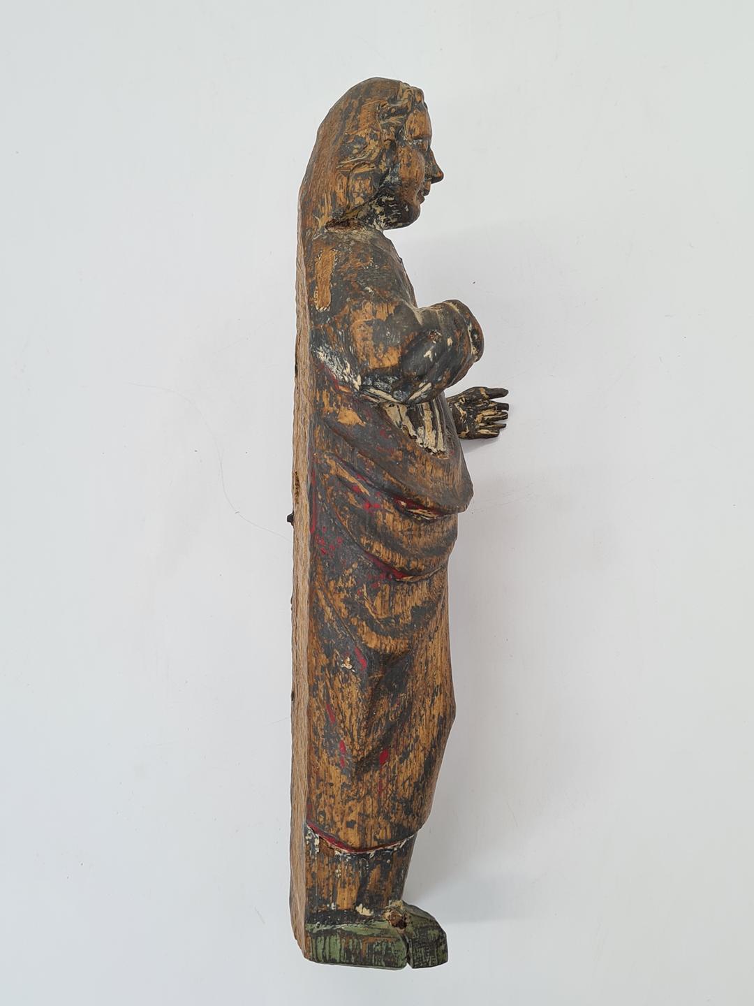Wooden religious sculpture, Salvator Mundi – Saviour of the World, 18th century