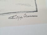 Polar bear, lithograph, Fridtjof Nansen, Norway, 1974