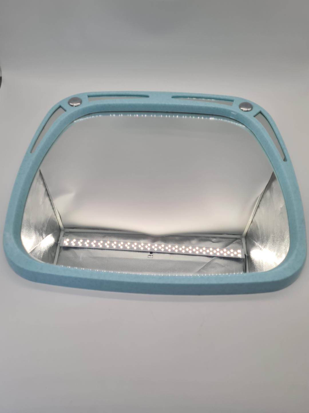 Vintage mirror in a plastic frame, 1980s