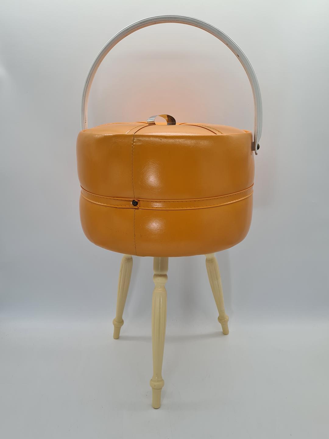 Vintage sewing basket, 1970s