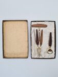 Bar Set with Wooden Handles, Echt Vergoldet, Germany, 1960s