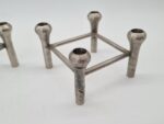 Scandinavian modular aluminium candleholders, Germany, 1970s