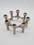 Scandinavian modular aluminium candleholders, Germany, 1970s