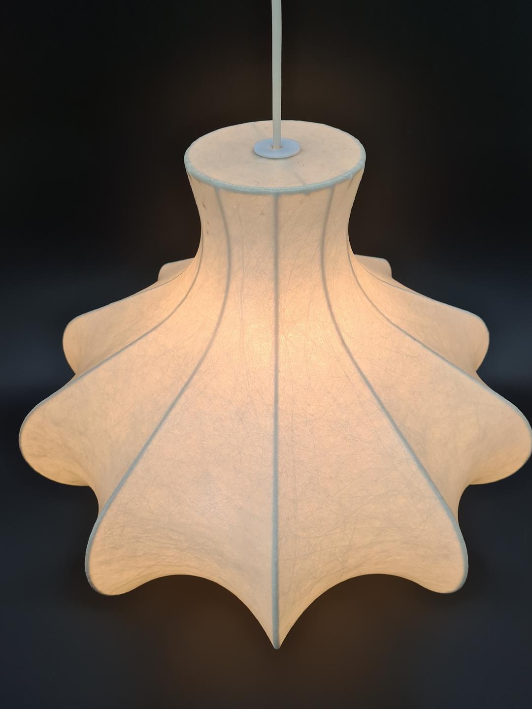 Cocoon Flower Lamp, Friedel Wauer, Goldkant Leuchten, Germany, 1960s