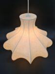 Cocoon Flower Lamp, Friedel Wauer, Goldkant Leuchten, Germany, 1960s