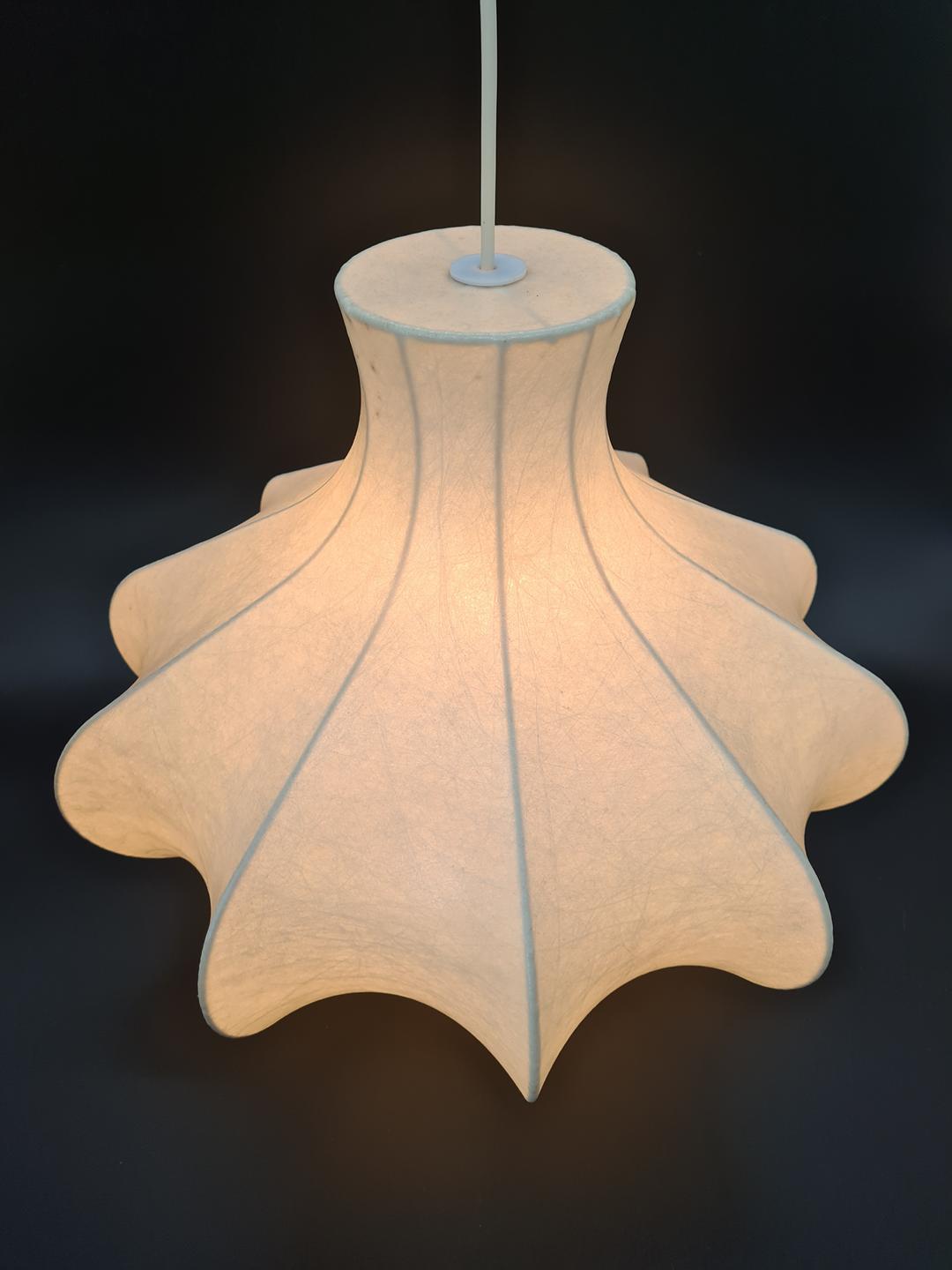 Cocoon Flower Lamp, Friedel Wauer, Goldkant Leuchten, Germany, 1960s
