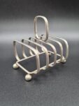 Silver-plated toast rack, England, 1960s