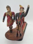 Folk toy with a dancing couple, polychrome, Europe, 1900
